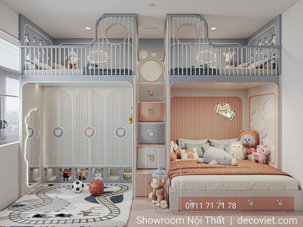 Decor phòng ngủ nhỏ cho bé yêu