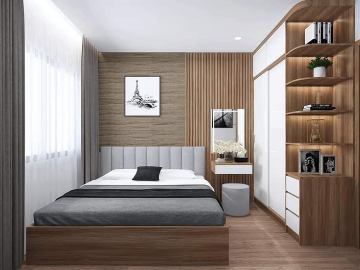 Thiết kế tủ quần áo cho phòng ngủ nhỏ